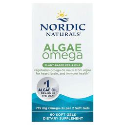 Nordic Naturals Algae Omega 60 Soft Gels 357 5 Mg Per Soft Gel