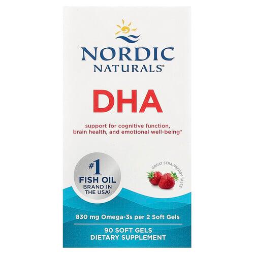Nordic Naturals Dha Strawberry 90 Soft Gels