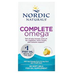 Nordic Naturals Complete Omega Lemon 60 Soft Gels