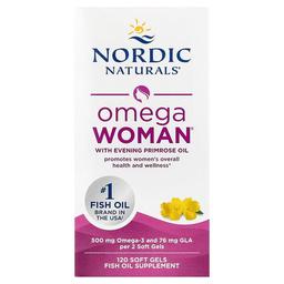 Nordic Naturals Omega Woman With Evening Primrose Oil 120 Soft Gels