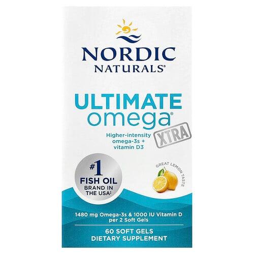 Nordic Naturals Ultimate Omega Xtra Lemon 60 Soft Gels