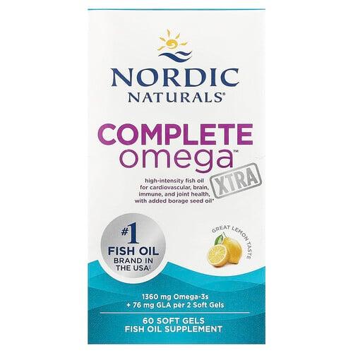 Nordic Naturals Complete Omega Xtra Lemon 60 Soft Gels 680 Mg Per Soft Gel