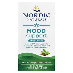 Nordic Naturals Mood Support Omega Blend 60 Soft Gels