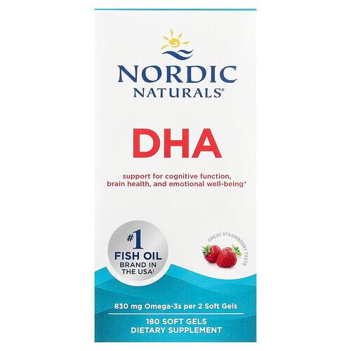 Nordic Naturals Dha Strawberry 180 Soft Gels