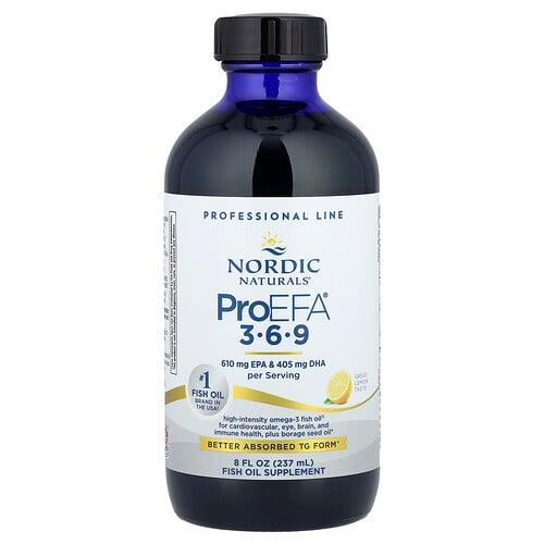 Nordic Naturals Proefa 3 6 9 Lemon 8 Fl Oz 237 Ml