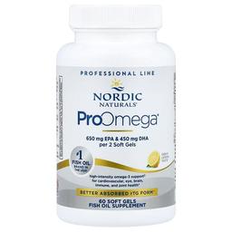 Nordic Naturals Proomega Lemon 60 Soft Gels 640 Mg Per Soft Gel