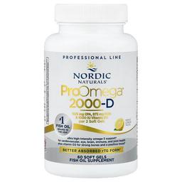 Nordic Naturals Proomega 2000 D Lemon 60 Soft Gels