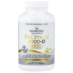 Nordic Naturals Proomega 2000 D Lemon 120 Soft Gels