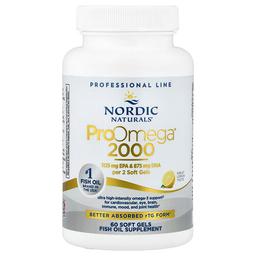 Nordic Naturals Proomega 2000 Lemon 60 Soft Gels 1 075 Mg Per Soft Gel