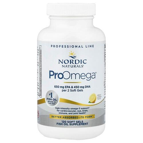 Nordic Naturals Proomega Lemon 120 Soft Gels 640 Mg Per Soft Gel