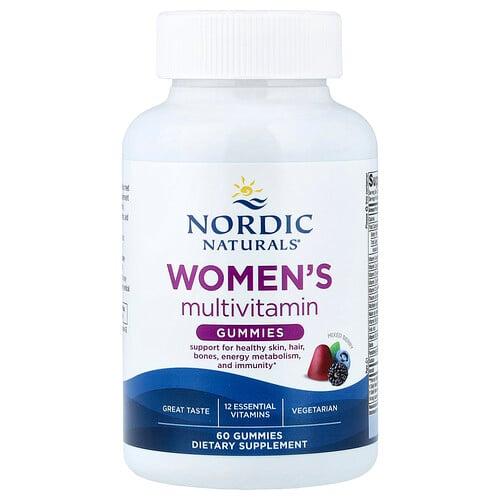Nordic Naturals Women S Multivitamin Gummies Mixed Berry 60 Gummies
