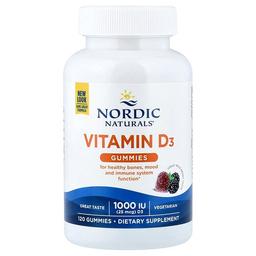 Nordic Naturals Vitamin D3 Gummies Wild Berry 120 Gummies
