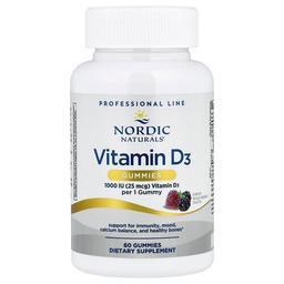 Nordic Naturals Vitamin D3 Gummies Wild Berry 60 Gummies