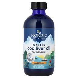 Nordic Naturals Arctic Cod Liver Oil Orange 8 Fl Oz 237 Ml