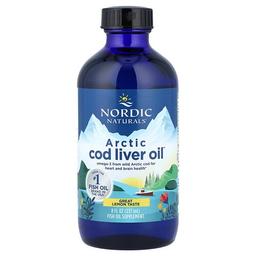 Nordic Naturals Arctic Cod Liver Oil Lemon 8 Fl Oz 237 Ml