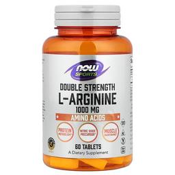 Now Foods Sports L Arginine 1 000 Mg 60 Tablets