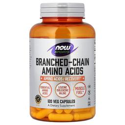 Now Foods Sports Branched Chain Amino Acids 120 Veg Capsules 650 Mg Per Capsule
