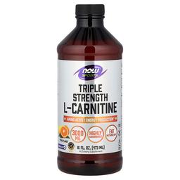 Now Foods Sports L Carnitine Triple Strength Citrus 16 Fl Oz 473 Ml