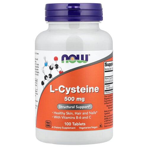 Now Foods L Cysteine 500 Mg 100 Tablets product image