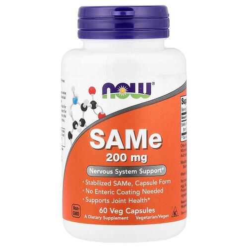Now Foods Same 200 Mg 60 Veg Capsules