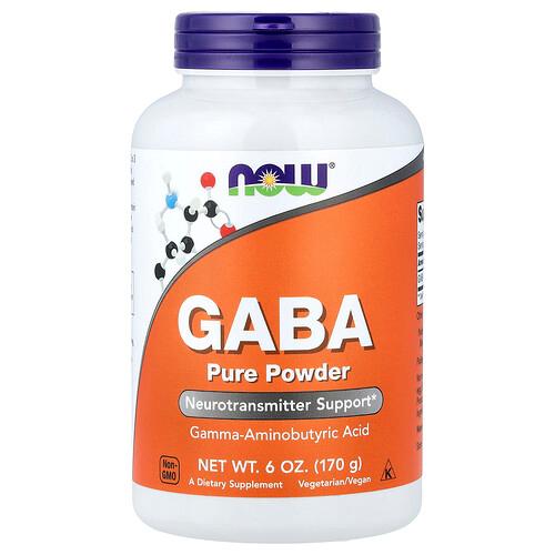 Now Foods Gaba Pure Powder 6 Oz 170 G