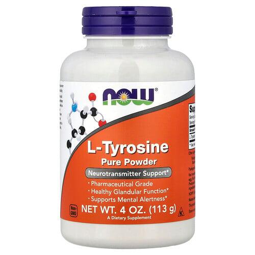Now Foods L Tyrosine Pure Powder 4 Oz 113 G