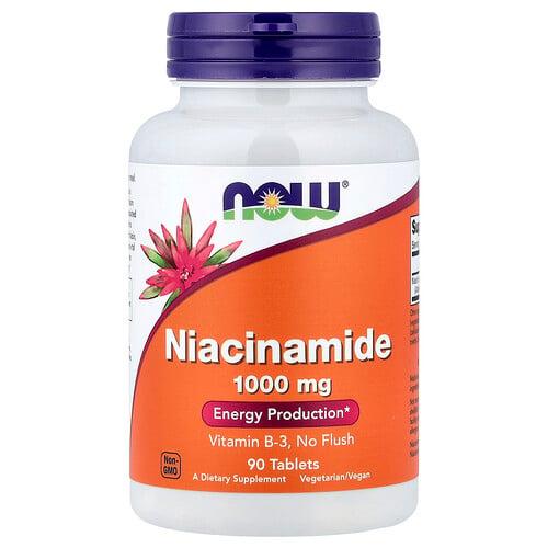 Now Foods Niacinamide 1 000 Mg 90 Tablets product image