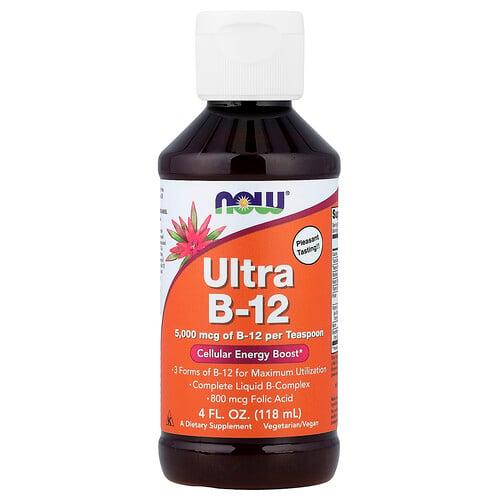 Now Foods Ultra B 12 4 Fl Oz 118 Ml