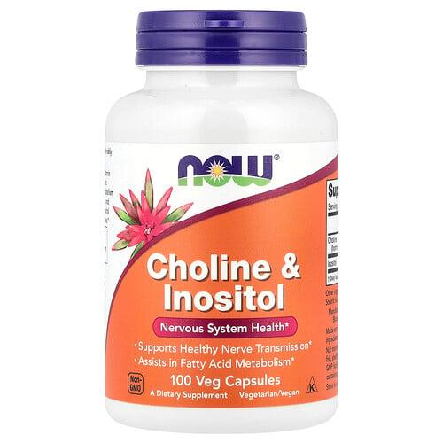 Now Foods Choline Inositol 100 Veg Capsules
