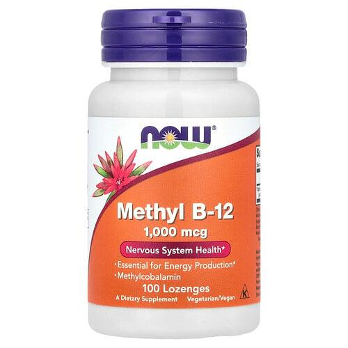 Now Foods Methyl B 12 1 000 Mcg 100 Lozenges