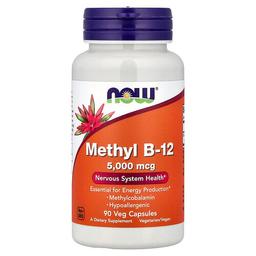 Now Foods Methyl B 12 5 000 Mcg 90 Veg Capsules