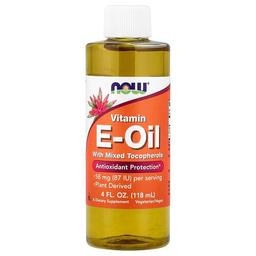 Now Foods Vitamin E Oil With Mixed Tocopherols 58 Mg 87 Iu 4 Fl Oz 118 Ml