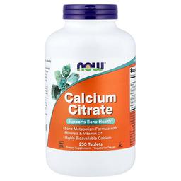 Now Foods Calcium Citrate 250 Tablets