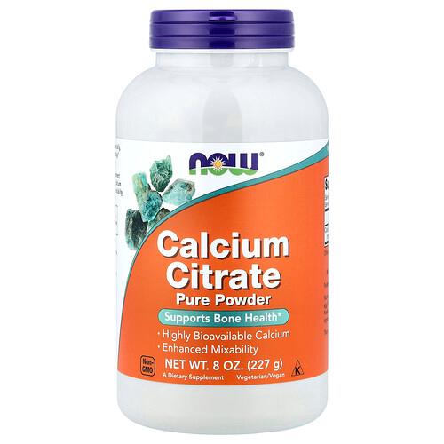 Now Foods Calcium Citrate Pure Powder 8 Oz 227 G
