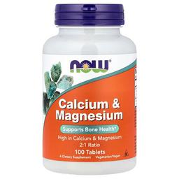Now Foods Calcium Magnesium 100 Tablets