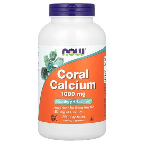 Now Foods Coral Calcium 1 000 Mg 250 Capsules