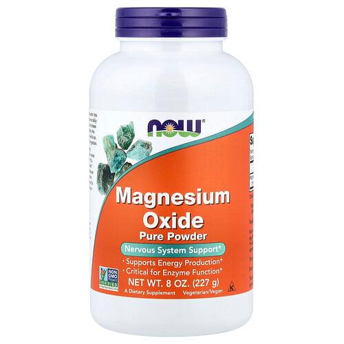 Now Foods Magnesium Oxide Pure Powder 8 Oz 227 G product image