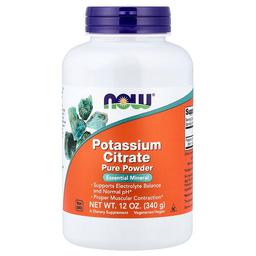 Now Foods Potassium Citrate Pure Powder 12 Oz 340 G