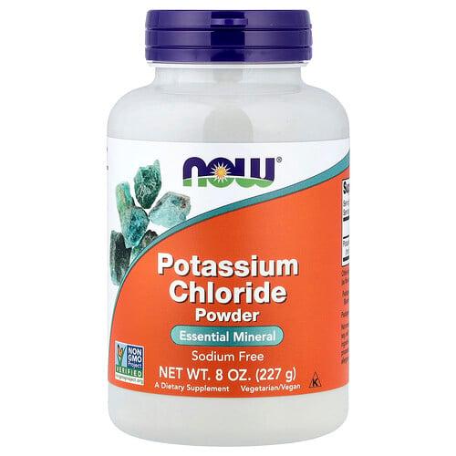 Now Foods Potassium Chloride Powder 8 Oz 227 G