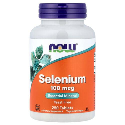 Now Foods Selenium 100 Mcg 250 Tablets