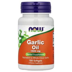 Now Foods Garlic Oil 1 500 Mg 100 Softgels