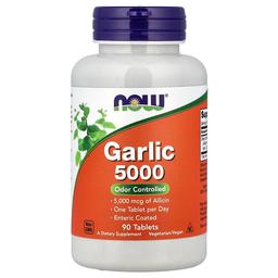 Now Foods Garlic 5000 90 Tablets 500 Mg Per Tablet