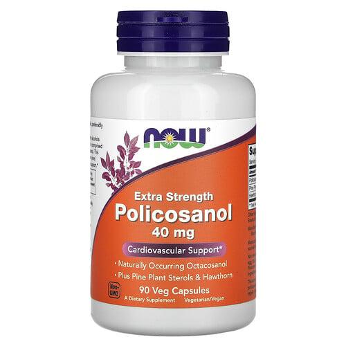 Now Foods Policosanol 40 Mg 90 Veg Capsules product image