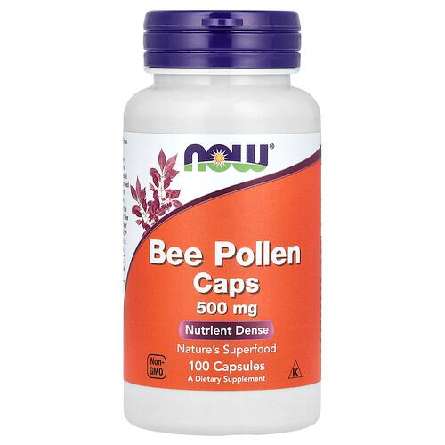 Now Foods Bee Pollen Caps 500 Mg 100 Capsules