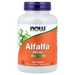 Now Foods Alfalfa 650 Mg 250 Tablets