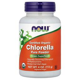 Now Foods Certified Organic Chlorella Pure Powder 4 Oz 113 G