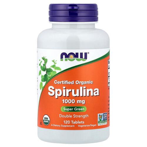 Now Foods Spirulina 1 000 Mg 120 Tablets