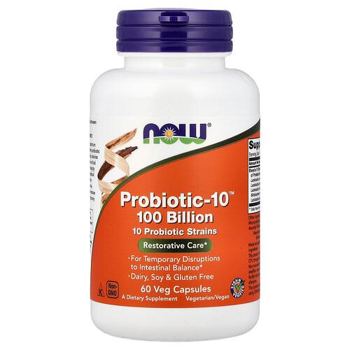 Now Foods Probiotic 10 100 Billion 60 Veg Capsules