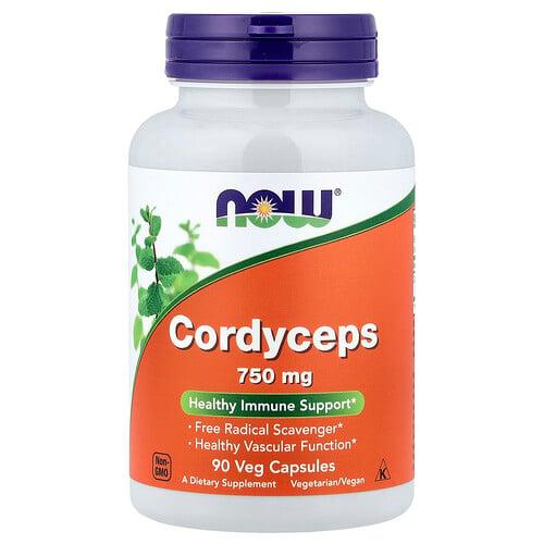 Now Foods Cordyceps 90 Veg Capsules 750 Mg Per Capsule