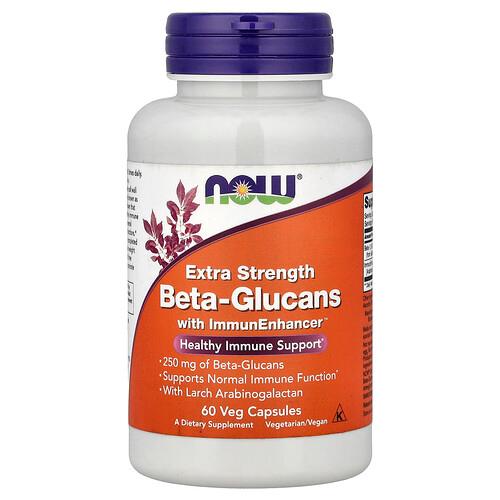 Now Foods Beta Glucans With Immunenhancer 60 Veg Capsules